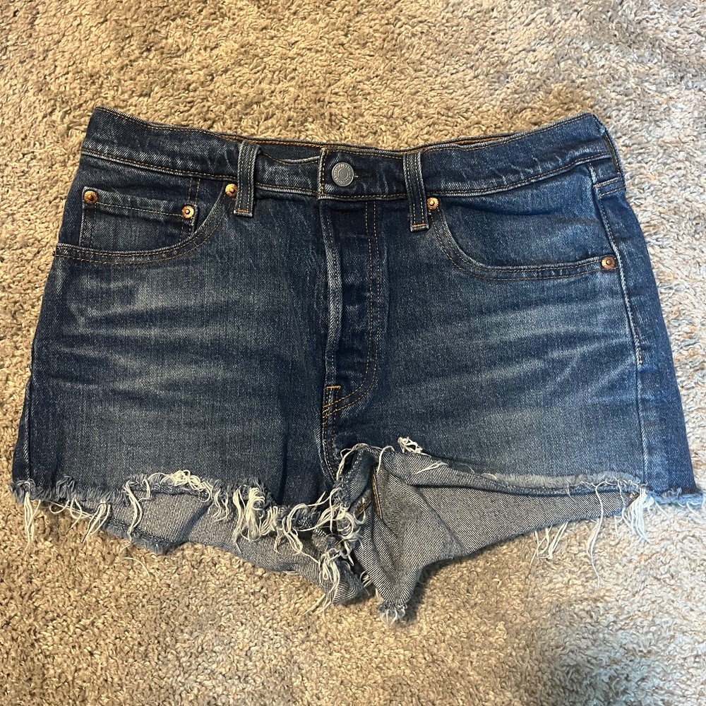 Levi's 501 Original Fit Denim Shorts (Medium/Dark Wash) Levi's